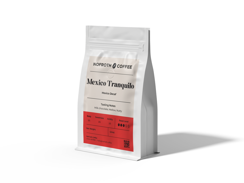 Nopalth Coffee Mexico Tranquilo coffee bag on a white background